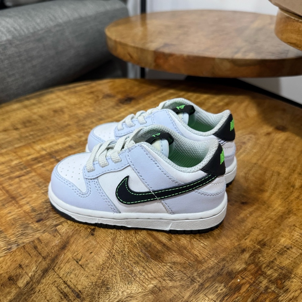 Nike Dunk Low White Black Football Grey Green Strike FB9108-107 6c